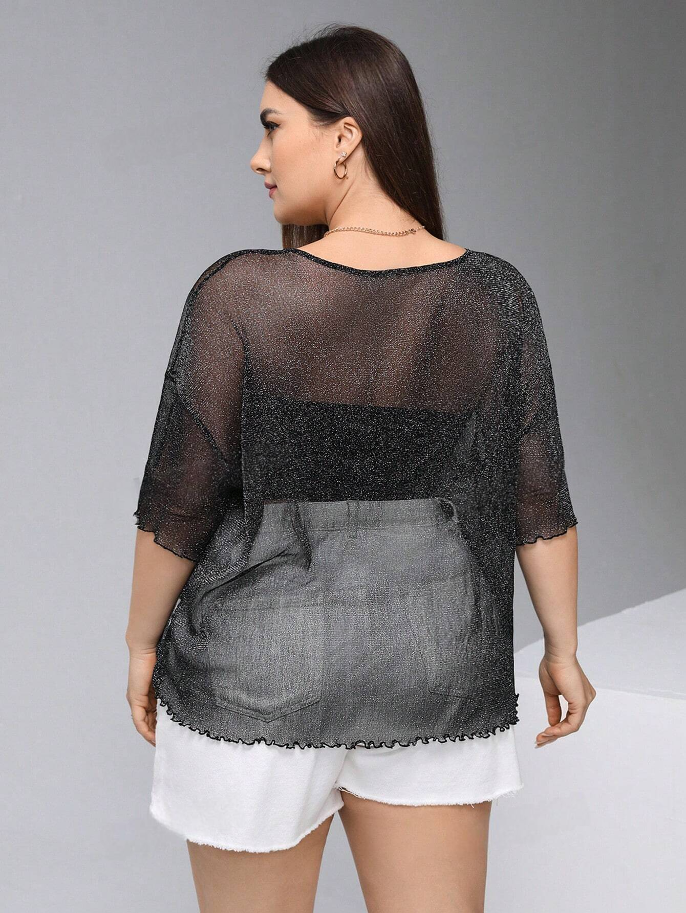 ST656 - Camiseta de talla grande para el verano